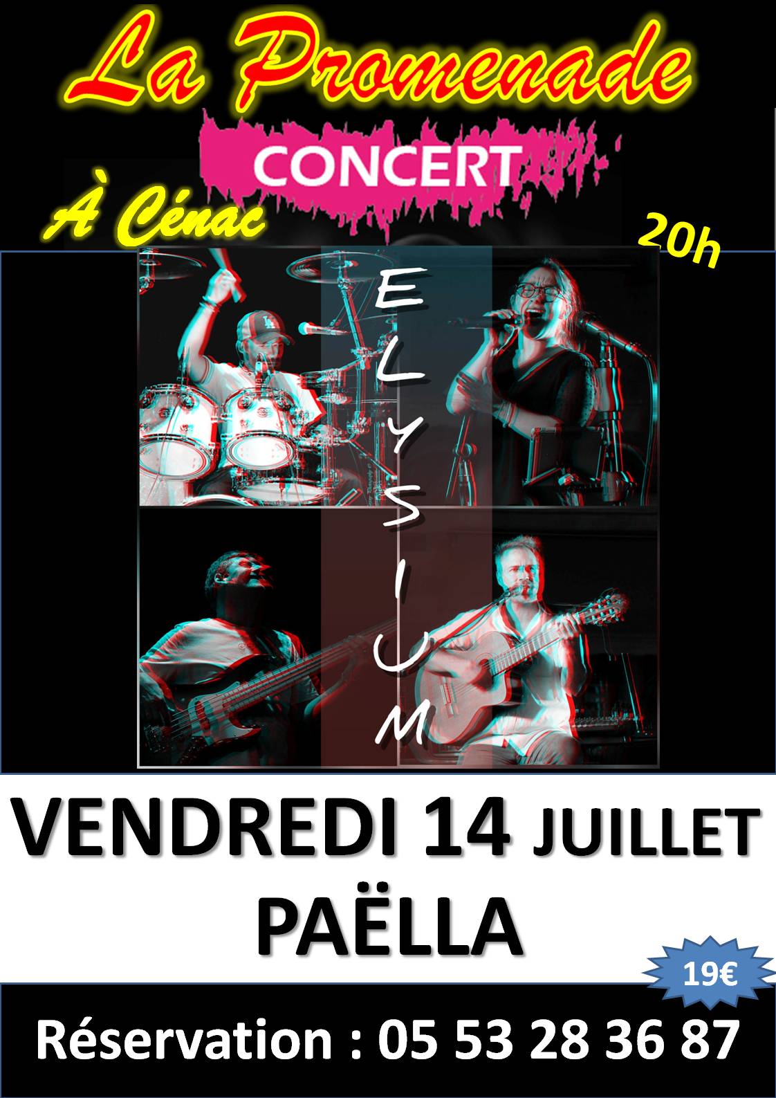 Soirée Paëlla Concert