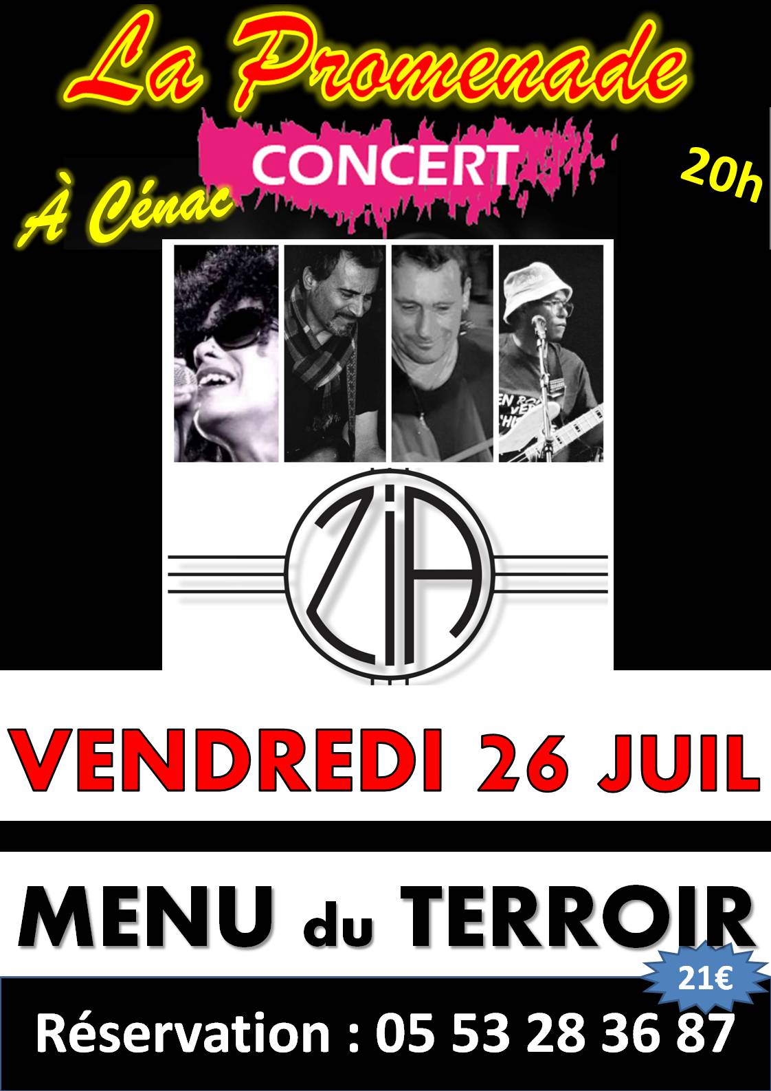 Concert du groupe ZIA