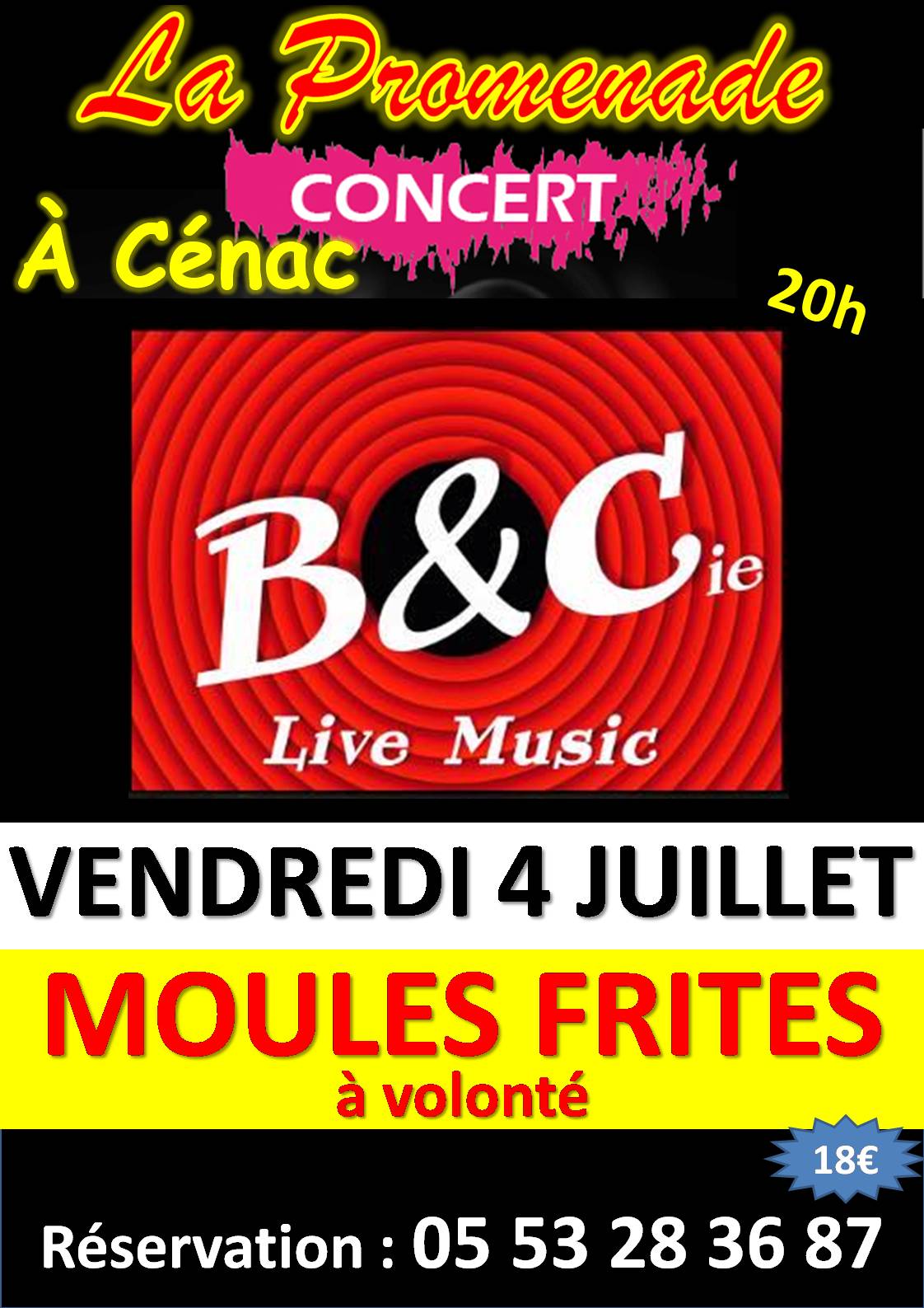 Moules frites à volonté