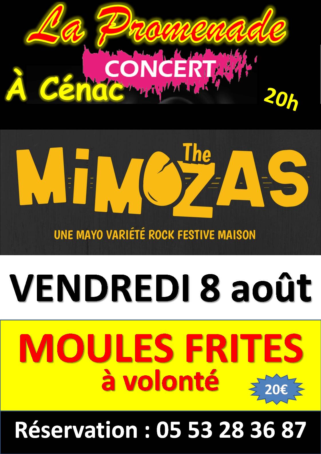 Moules frites à volonté